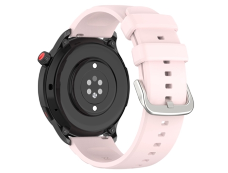 Correa de Silicona 22mm liberación rápida para Samsung Galaxy Watch3 45mm/TicWatch Pro 3 Lite/Mibro Watch X1 - color rosa pálido