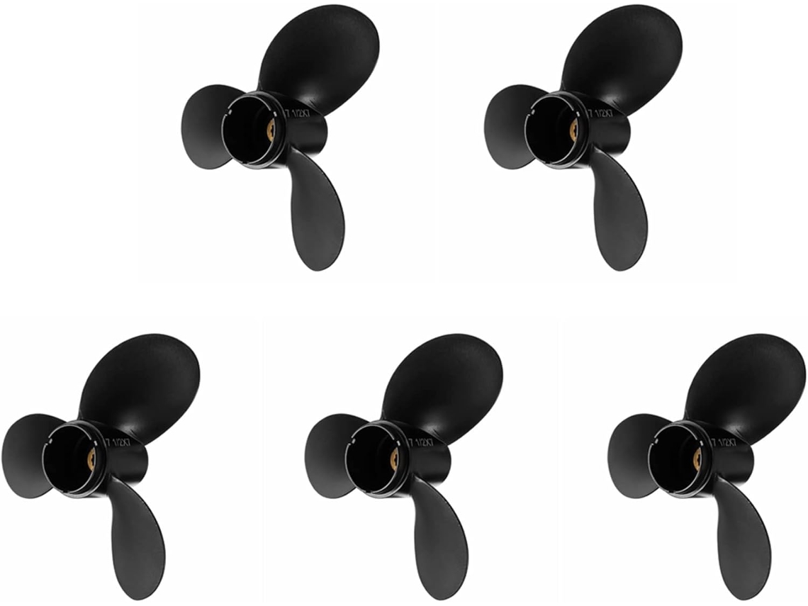 5 Piezas 7 1/2 X Hélice De Navire Palette Rotative À 3 Lames 58110-91jn0-019 Pour Hors-bord 4-6hp