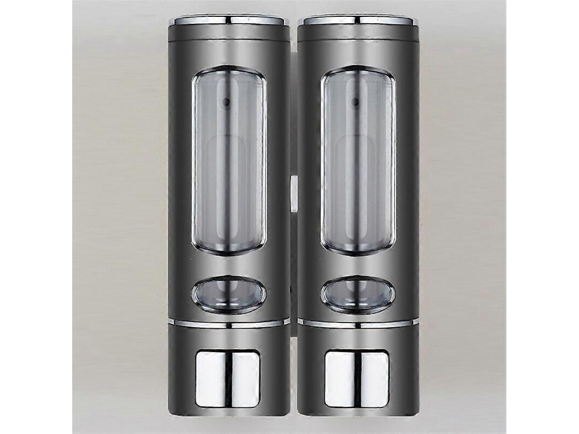 Dispensador de jabón líquido de pared de 400 ml/800 ml, champú transparente, gel de ducha y accesorios de baño Rosewell