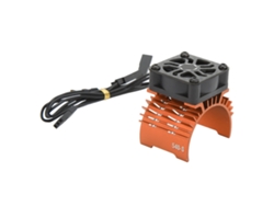 Ventilador De Refrigeración Para Motor Sin Escobillas De 8,4 V Y 28000 Rpm Para Coches Rc A Escala 1/8 Y 1/10 Con Gran Disipación De Calor - Naranja