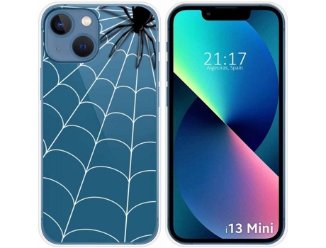 Carcasa iPhone 13 Mini (5.4) TUMUNDOSMARTPHONE Araña Dibujos Multicolor