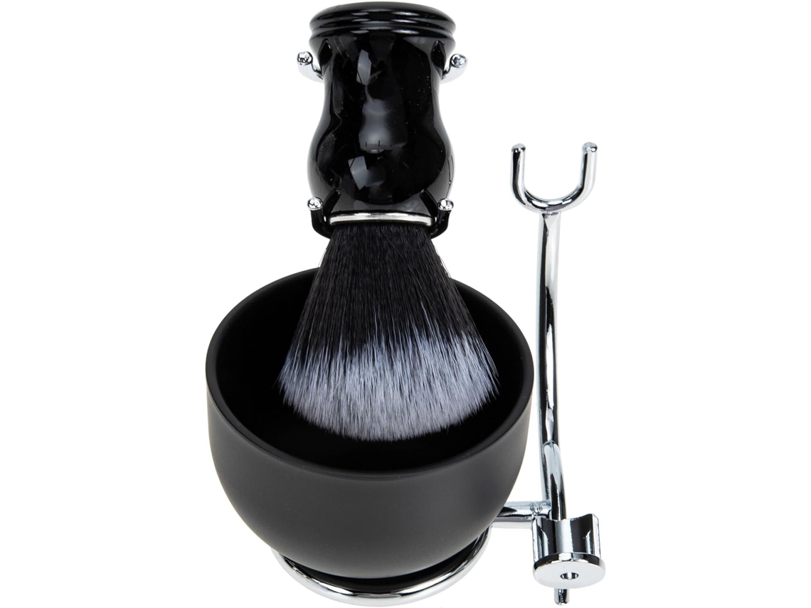 Kit Rasage Homme Complet Con Blaireau Bol Mousseur Y Soporte Brosse Barbe Multifonction Para Li...