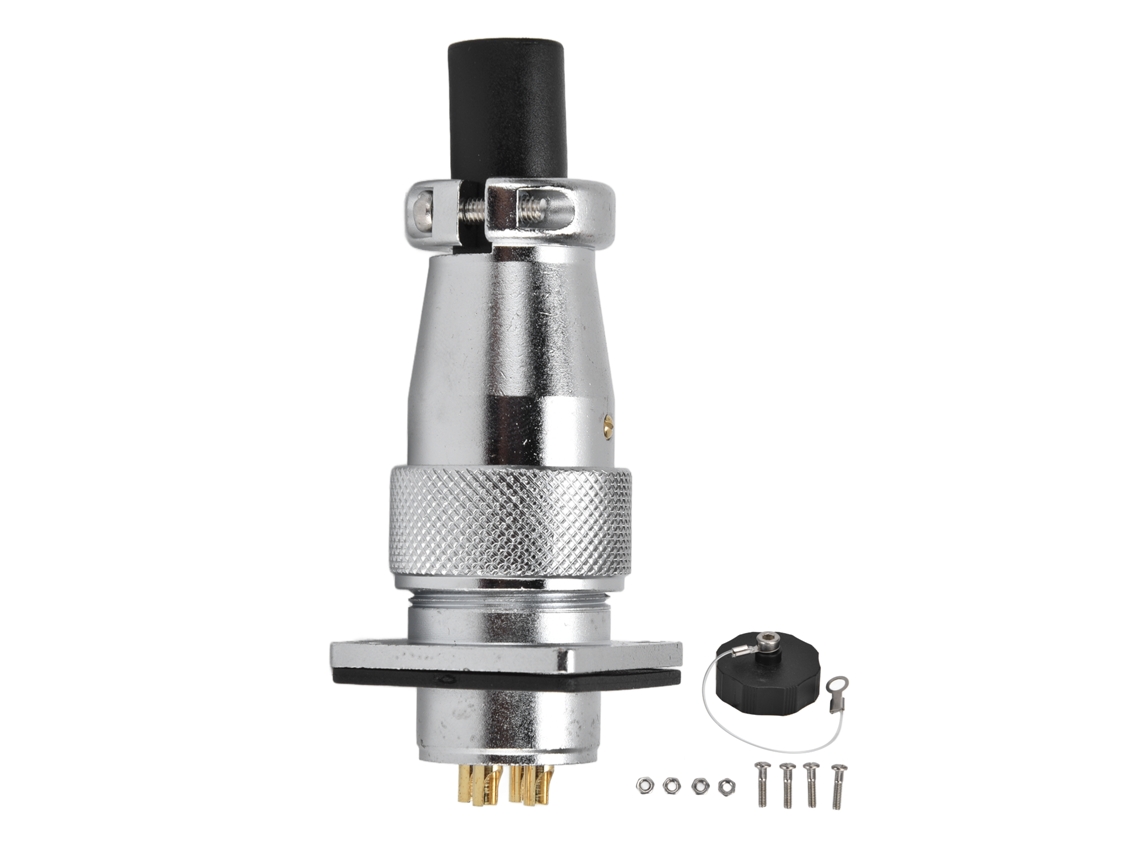Conector Ws20 Para Aeronaves, Enchufe Y Toma Impermeables Para Uso Aeroespacial, Marino E Industrial.