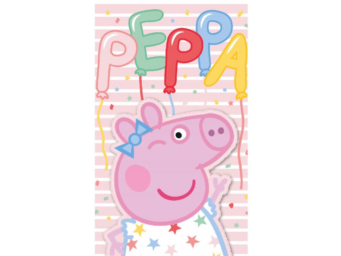 Toalla Infantil Peppa Pig Party 30x50 Cm