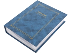 Álbum de fotos, Álbum de recuerdos grande, Libro de almacenamiento decorativo, Marco de fotos, Papel azul, GOKOCO