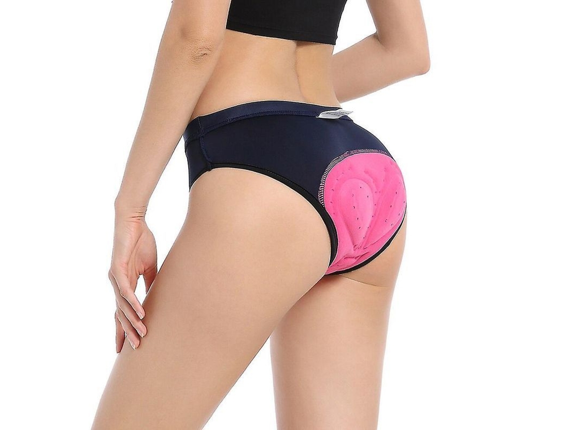 Braguitas De Ciclismo Acolchadas, Transpirables, De Secado Rápido, Con Almohadilla De Silicona Y Cintura Elástica Para Hombres Y Mujeres, Ideales Para Ciclismo De Montaña Y Deportes Al Aire Libre.