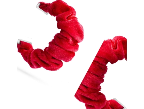 Correa Garmin Forerunner 55 Pulsera Scrunchie Rojo