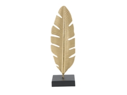 Escultura de hoja con candelabro Glam Cm 10x10x34 Min 2 Mauro Ferretti