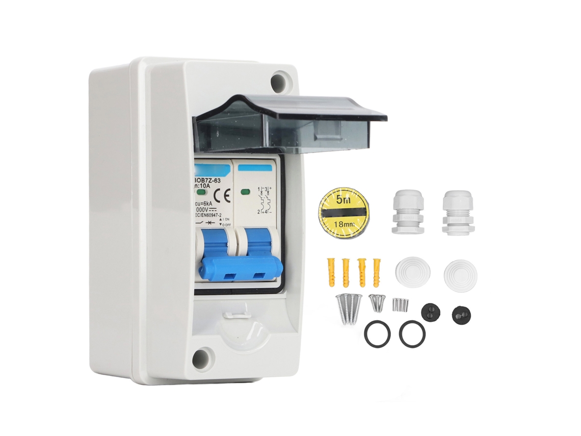 2026velora-caja Combinadora Pv Con Interruptor De Seguridad 1000v Cc, Ip65, Interruptor De Desconexión, Impermeable