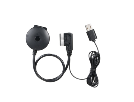 Adaptador de transmisión de música BT, Cable de interfaz multimedia para iPod, cable MMI 2G de repuesto para Audi VW negro