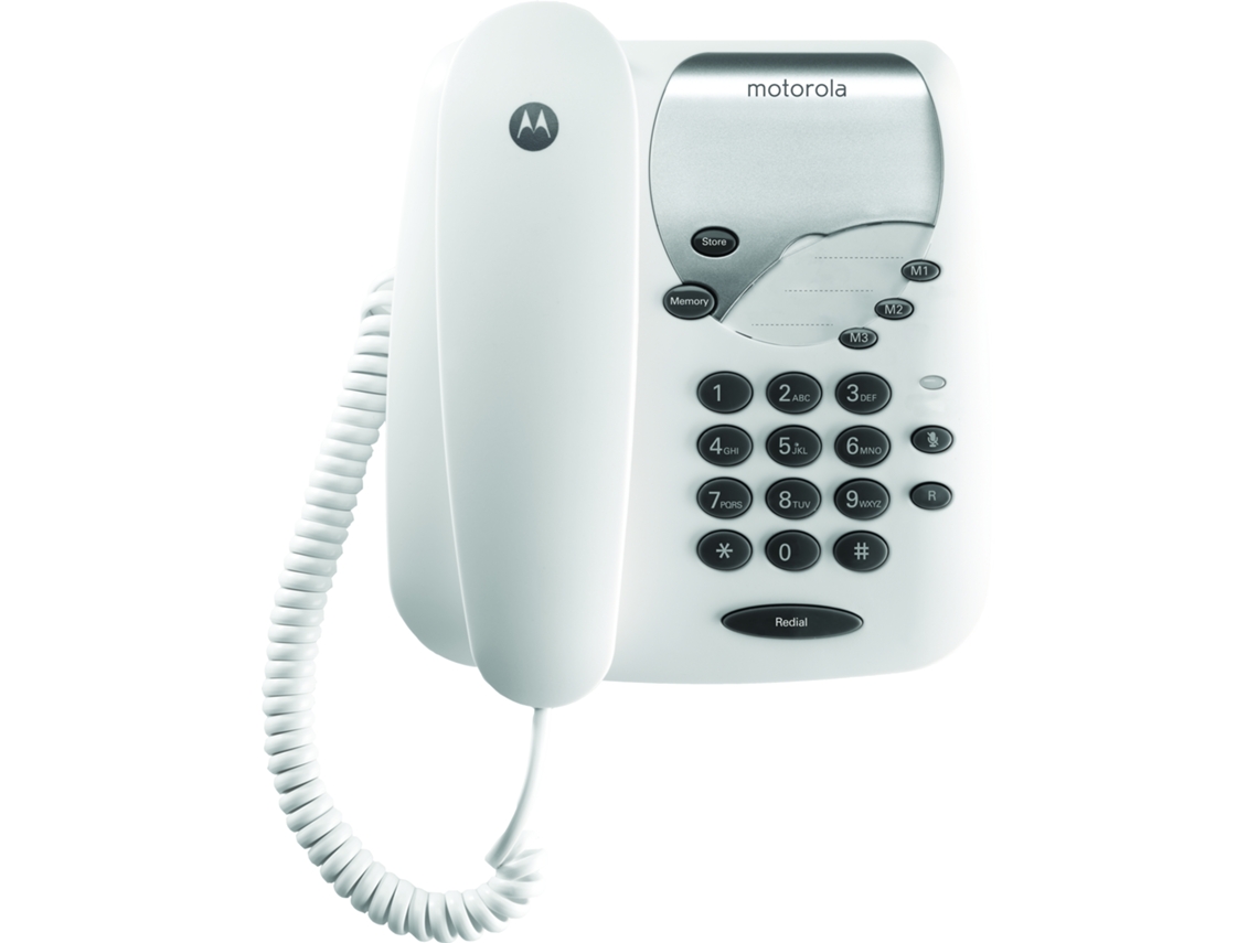 Teléfono con Cable MOTOROLA CT1 Blanco