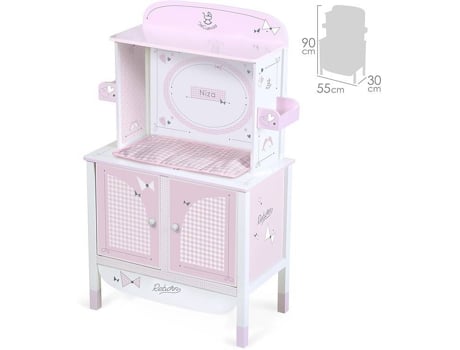 MuÁÂÁÂÁÂÁ±eca DE CUEVAS TOYS Niza Armario Cambiador De Madera (Edad MÁÂÁÂÁÂÁ nima: 3 AÁÂÁÂÁÂÁ±os)