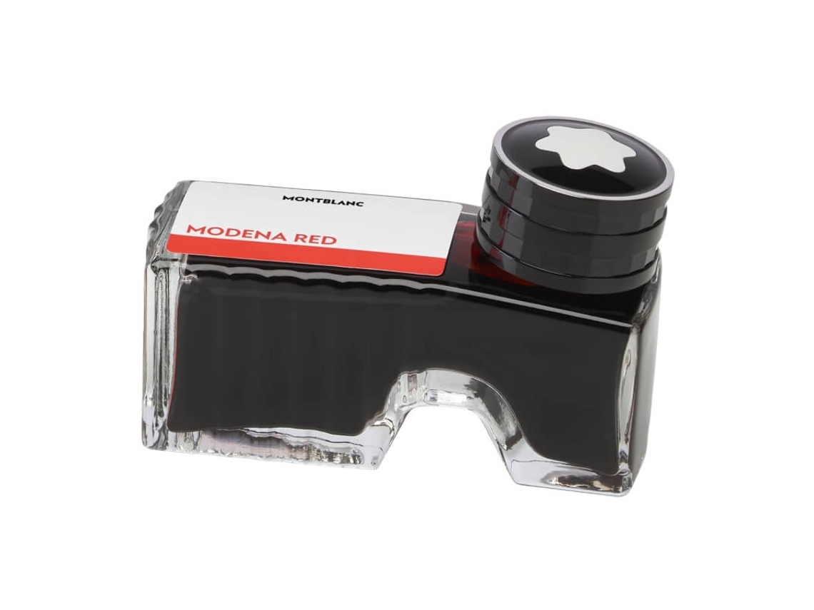 Botella de tinta roja Montblanc Modena de 60 ml