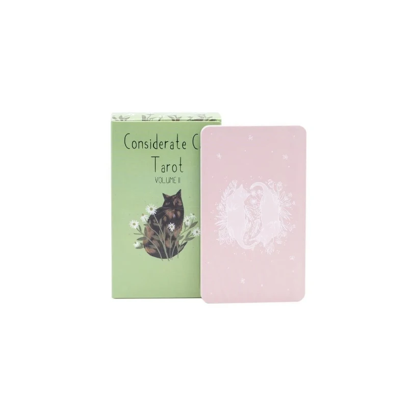Baraja De Cartas Esenciales Del Tarot Del Gato Mítico - Cartas Del Oráculo Del Tarot Milagroso