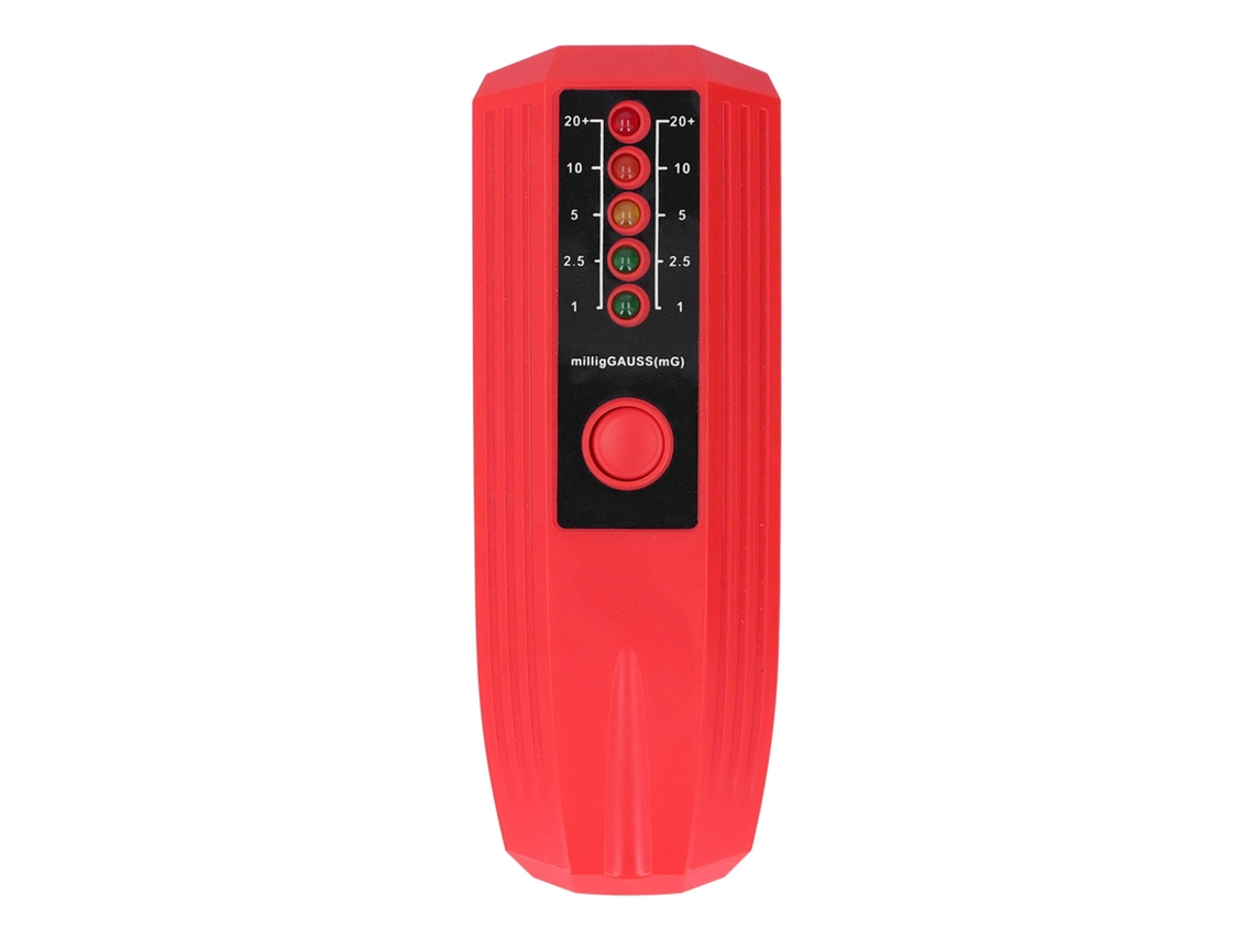 Medidor De Campos Electromagnéticos, Detector De Campos Magnéticos, Comprobador De Radiación Electromagnética Con 5 Indicadores Led Rojos.