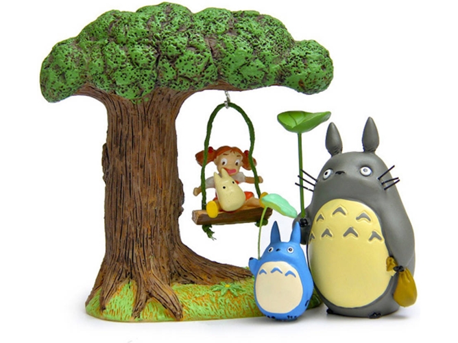 Figuras EASTVAPS Totoro Mei Sisiter (3 Piezas)