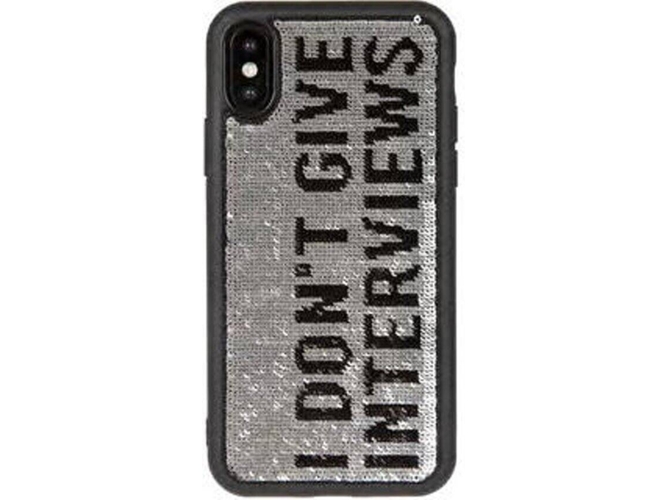 Funda iPhone XS Max BENJAMINS Interviews Plateado