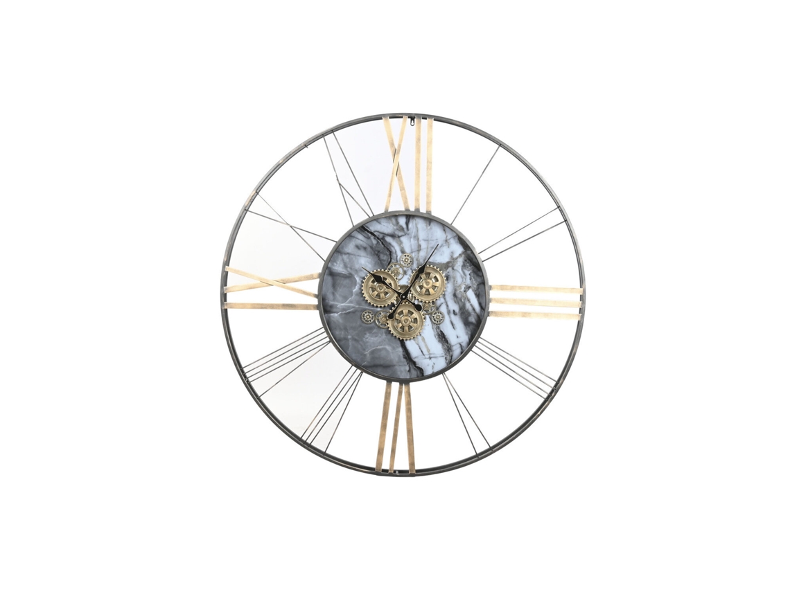 Reloj Pared Metal Dorado 140x9x140cm