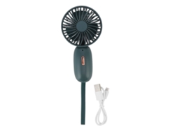Ventilador USB portátil con 3 velocidades y batería de 500 mAh - Verde