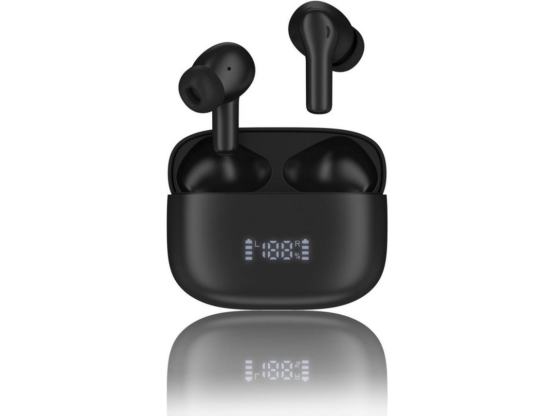 Auriculares Bluetooth ROADSTAR HED-380NCBTBK (In Ear - Micrófono - Noise Cancelling - Negro)