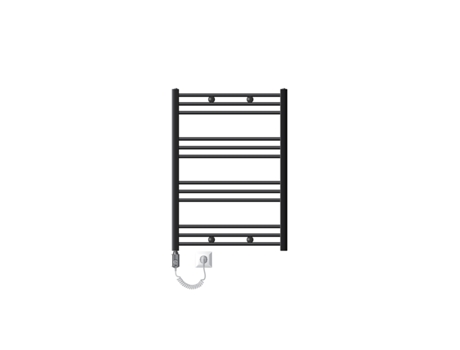 Radiador de baño Sahara con elemento calefactor 300W 750x800 mm antracita recto LUXEBATH