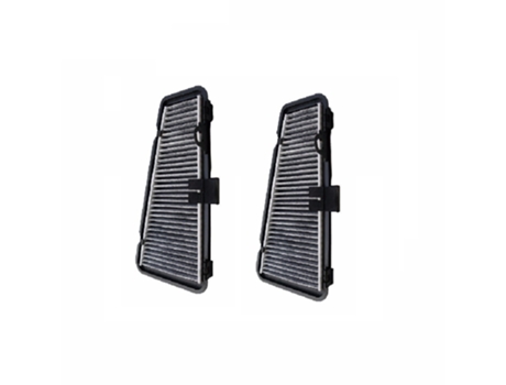 Filtro de cabina de aire acondicionado externo de coche[2 Piezas-a]