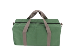 Bolsa De Herramientas De Lona De 20 Pulgadas Con Boca Ancha Y Correa Ajustable, Impermeable, Para Almacenamiento Y Transporte.