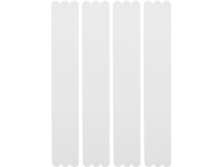 Kit De 30 Ganchos De Cortina Em Aço Inoxidável Branco, Design Simples E À Ferrugem, Para Uso No Banheiro Ou Na Cozinha