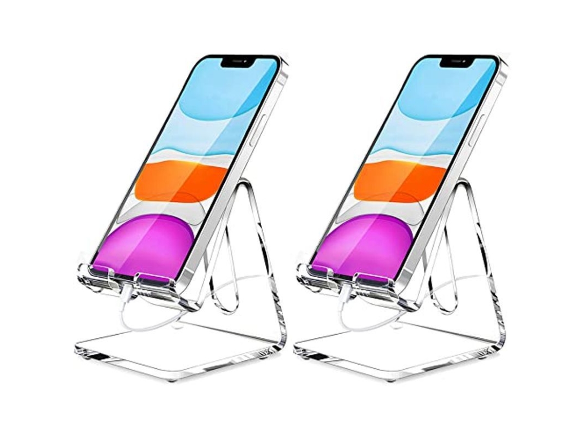 2026-soporte De Teléfono Compatible Con Iphone 14 13 12 Pro Max Mini 11 Xr Se, Accesorios De Escritorio, 2 Piezas