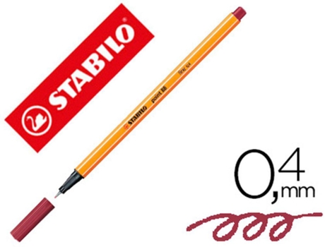 Marcador Stabilo Ponta de Fibra Point 88 Purpura 0.4 mm
