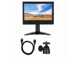 Monitor De Pc Multifunción 7 Pulgadas 1024x600 16:9 Con Entrada Hdmi/vga/av, Soporte
