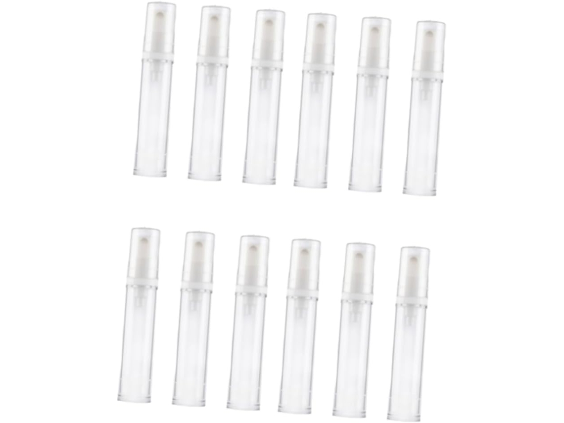 Paquete De 12 Botellas Pulverizadoras Recargables Para Protector Solar Y Loción, Ideales Para Viajes.