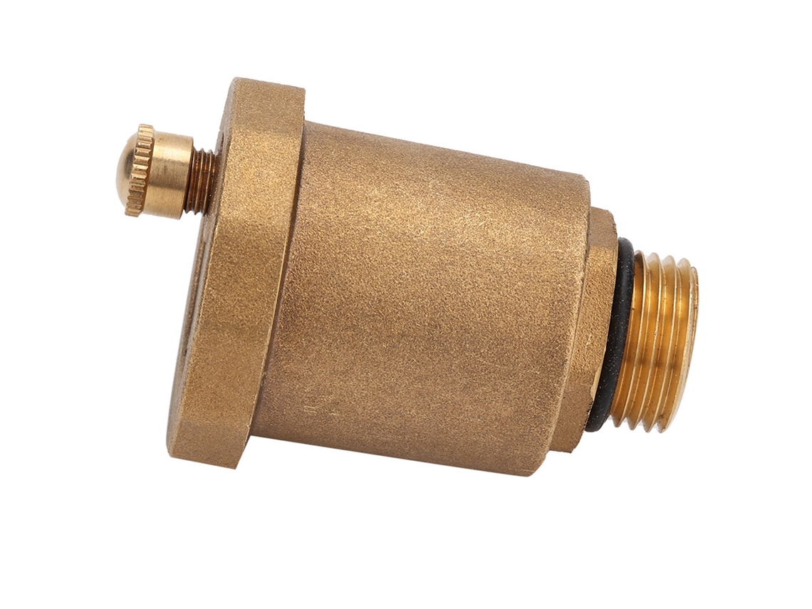 Válvula De Ventilación Automática De Latón Con Rosca Macho G1/2", Escape Rápido.