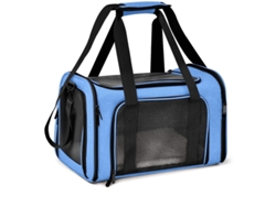 Transportadora Portátil Dobrável Eifson 45x30x30cm Tamanho L (azul)