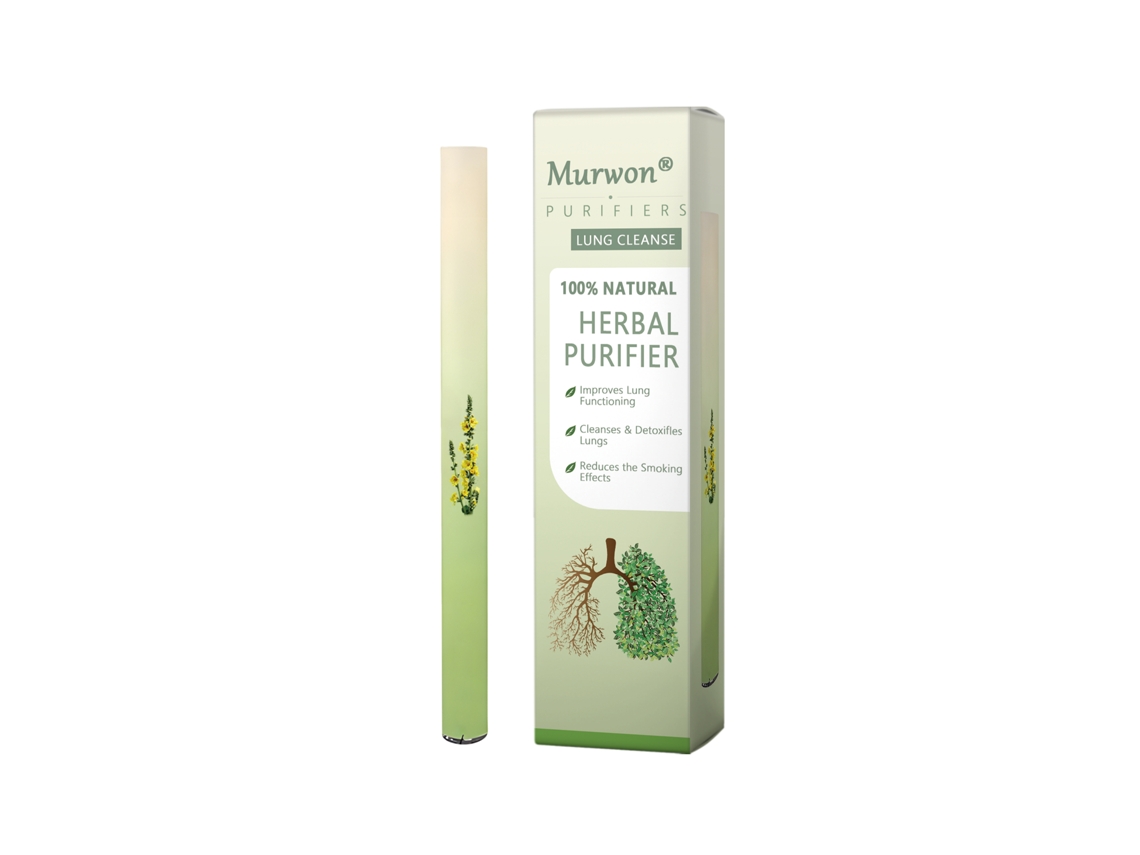 Varita purificadora con hierbas aromáticas naturales para uso doméstico.