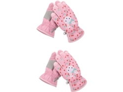 2 pares de botas de esquí gruesas y cálidas para niñas. SFUSHOS