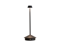 2026-lámpara De Mesa Portátil Led Para Restaurante Y Dormitorio Con Interruptor Táctil, Regulable Infinitamente Y Batería Recargable 1800mah