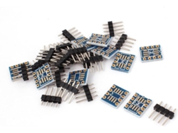 10 Unidades De Placa Convertidora Pcb De Amplificador Operacional Dual Smt A Único Dip