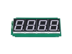 Módulo de pantalla digital LED RS485 de 2,3 pulgadas y 4 dígitos, componente electrónico de 12 V CC
