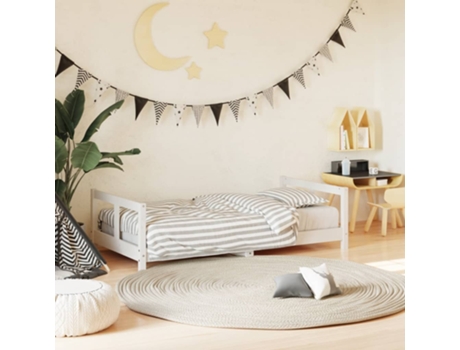 MAISON EXCLUSIVE - Estructura de cama para niños madera de pino blanco 80x160 cm