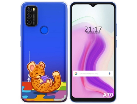 Carcasa Blackview A70 TUMUNDOSMARTPHONE Dibujos Transparente Multicolor