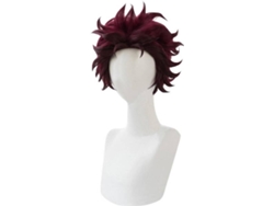 Peluca Demon Slayer Kamado Tanjirou (3 cm)
