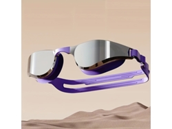 1 Par De Gafas De Natación De Silicona De Moda, Nítidas Y De Alta Definición, Con Correa Ajustable, Diseño Unisex, Ideales Para Entrenamiento De Natac