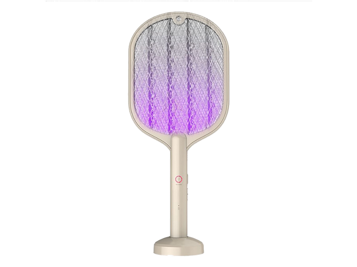 Mosquito eléctrico 2 en 1 con USB y malla blanca de 3 capas para uso doméstico