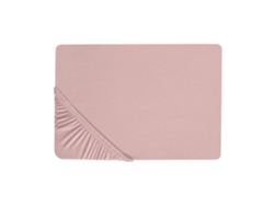 Sábana BELIANI Hofuf (Rosa - Algodón - 200x140x30 cm)
