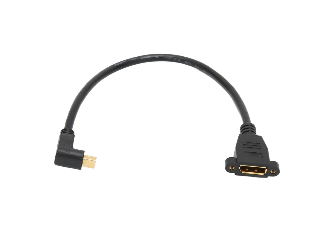 Adaptador de cable Baoj-2026 DP hembra a Mini DP macho con doble bloqueo para resolución QXGA 2560x1600