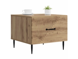 Maison Exclusive - Mesa De Café Con Cajón Roble Artesanal 49 X 50 X 40 Cm