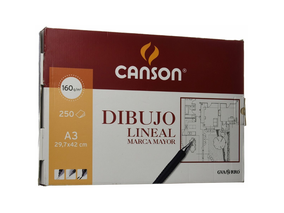 Canson Basik White A3 160 G250 Papel De Dibujo De Hoja