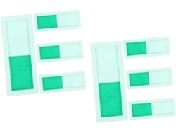 Juego de 8 letreros deslizantes de "No molestar", pegatinas de seguridad, letrero LED con texto desplazable. SFUSHOS