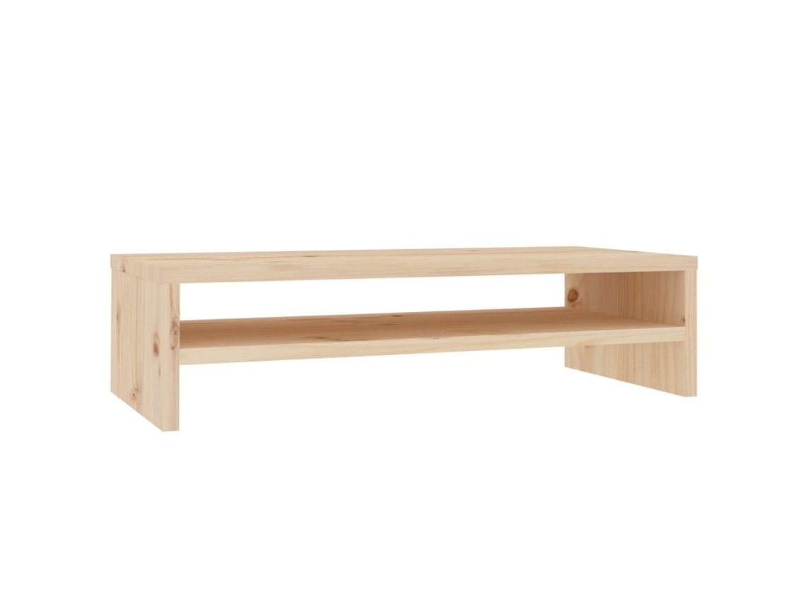 MAISON EXCLUSIVE Soporte para monitor en madera de pino macizo (50x24x13 cm)